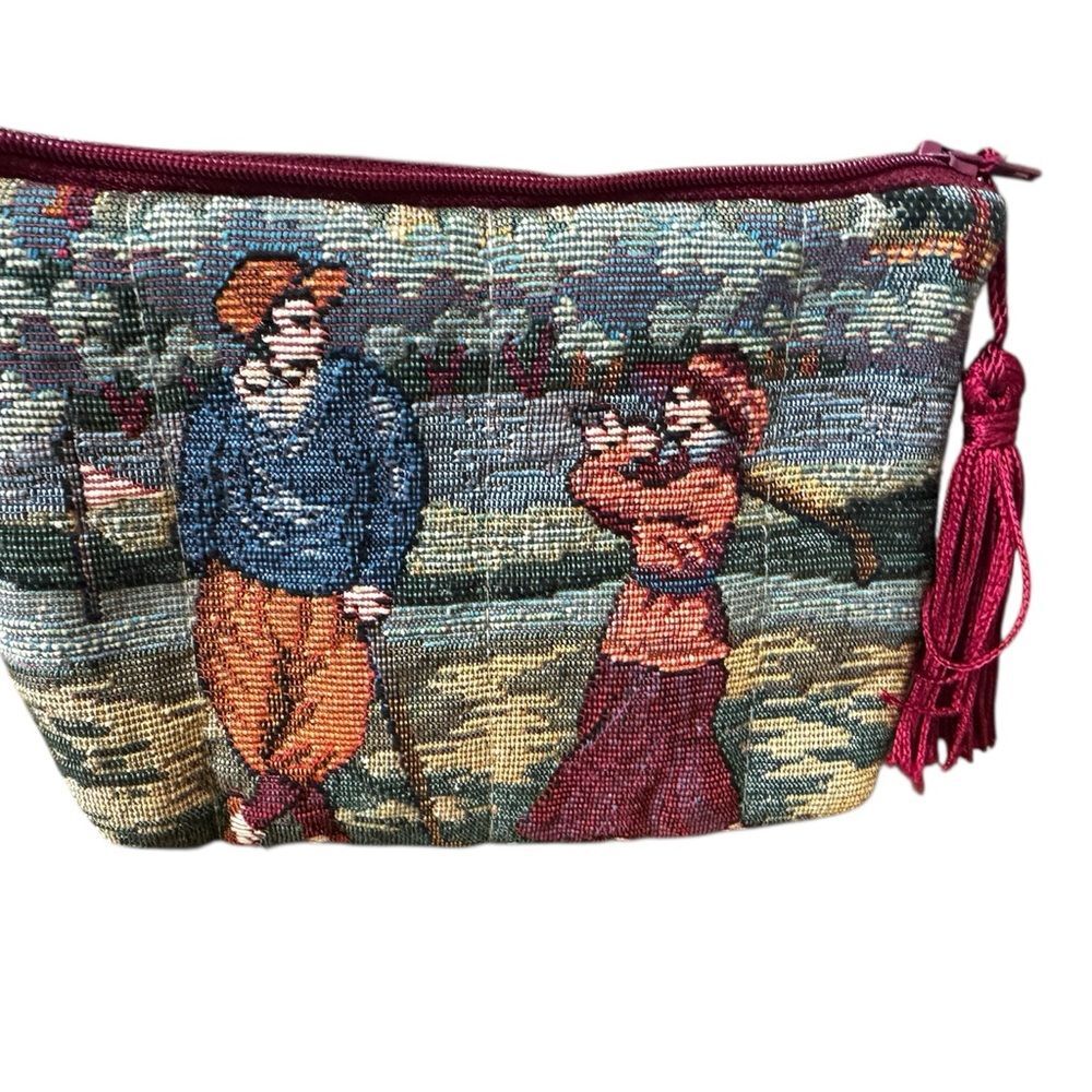 Holdings Fine Accessories Golf Tapestry Mini Pouch 5x7
